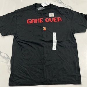 Official Nintendo Mario game over tshirt